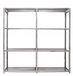 Metal shelving