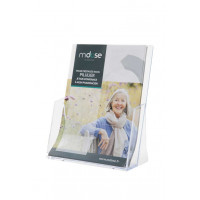 Porte flyer transparent - 1 niv. A5