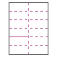 Transversal separation 1/2 10003 for crystal Multiroir