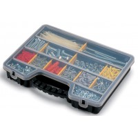 ORGANISER 16 noir - couvercle transparent