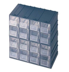 Chgbmok 3 Layer Drawer Unit Organizer for Adult Mini Plastic Sundries Case Small Organizer Box Blue, Size: Medium