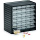 Visible storage cabinet W310 x D180 x H290 mm - with 30 Drawers W55 x H37mm