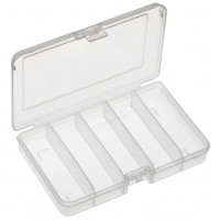 Compartmented plastic box PP 101/5 (5 compartments) - 165 x 112 x 31 mm