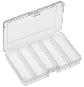 Boite PP 101/5 (5 cases) - 165 x 112 x 31 mm