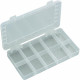 Compartmented plastic box PP 101/10 (10 compartments) - 165 x 112 x 31 mm