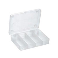 Compartmented plastic box - BASE PP 102/4 (4 compartments) - 91 x 66 x 21 mm