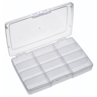 Compartmented plastic box PP 191/12 (12 compartments) - 245 x 165 x 40 mm