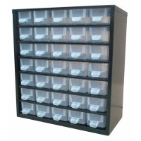 Bloc tiroir casier métal (35 tiroirs) BT35 - Dim. 310x150x330 mm