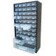 Bloc tiroir casier métal (48 tiroirs) BT48 - Dim. 310x150x565 mm