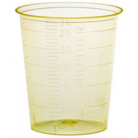 Yellow cup 30ml - H41 mm WITHOUT COVER