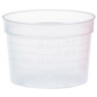 Gobelet transparent 30ml - H32 mm SANS COUVERCLE