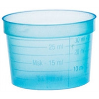 Blue cup 30ml - H32 mm - WITHOUT COVER