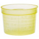 Gobelet jaune 30ml - H32 mm SANS COUVERCLE