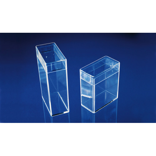 Rectangular polystyrene crystal box - V3-34