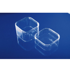 Rectangular polystyrene crystal box - V3-36