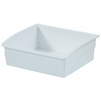 White plastic storage tray - PL-16