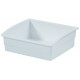 White plastic storage tray - PL-16