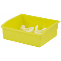 Yellow plastic storage tray - PL-16