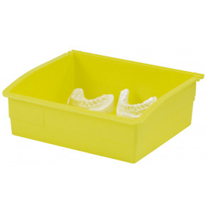 Yellow plastic storage tray - PL-16