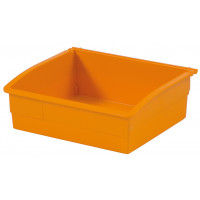 Orange plastic storage tray - PL-16