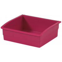 Red plastic storage tray - PL-16