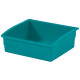 Green plastic storage tray - PL-16