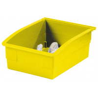 Yellow plastic storage tray - PL-18
