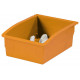 Orange plastic storage tray - PL-18