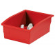 Red plastic storage tray - PL-18