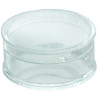 Round Box - Crystal Polystyrene - V1-3