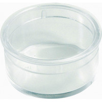 Round Box - Crystal Polystyrene - V1-12