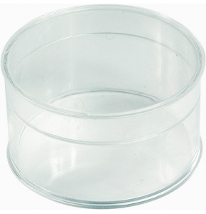 Round Box - Crystal Polystyrene - V1-21