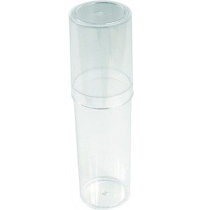 Round Box - Crystal Polystyrene - V1-26