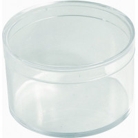 Boîte ronde V1-30 en polystyrène cristal
