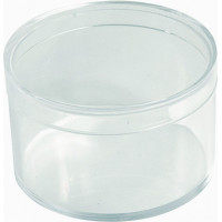 Round Box - Crystal Polystyrene - V1-30