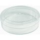 Transparent round box - Crystal Polystyrene - V1-47