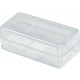 Rectangular polystyrene crystal box - V3-28