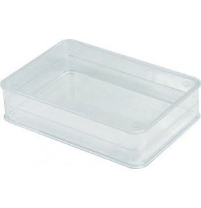 Rectangular polystyrene Crystal box -V3-39