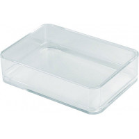 Rectangular polystyrene crystal box - V3-45