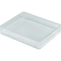 Rectangular plastic box -  V3-46 - Crystal polystyrene