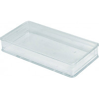 Rectangular polystyrene crystal box - V3-55 