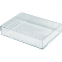 Rectangular polystyrene crystal box - V3-69