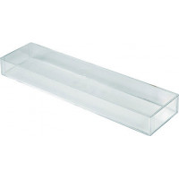 Rectangular polystyrene Crystal box - V3-72