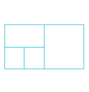 Boîte à compartiments V6-8 - dim : 113 x 59 x 23 mm - 4 cases