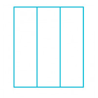 Boîte à compartiments V6-14 - dim : 100 x 100 x 30 mm - 3 cases 