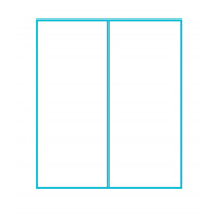 Boîte à compartiments V6-15 - dim : 100 x 100 x 30 mm - 2 cases 