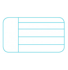 Boîte à compartiments V7-5 avec couvercle coiffant