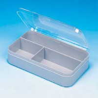 Polystyrene compartmented box - V9-2 - 3 compartments