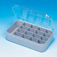 Polystyrene compartmented box - V9-10 - 17 compartments