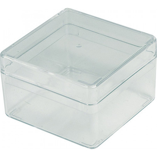 Rectangular plastic box Crystal PS V433875